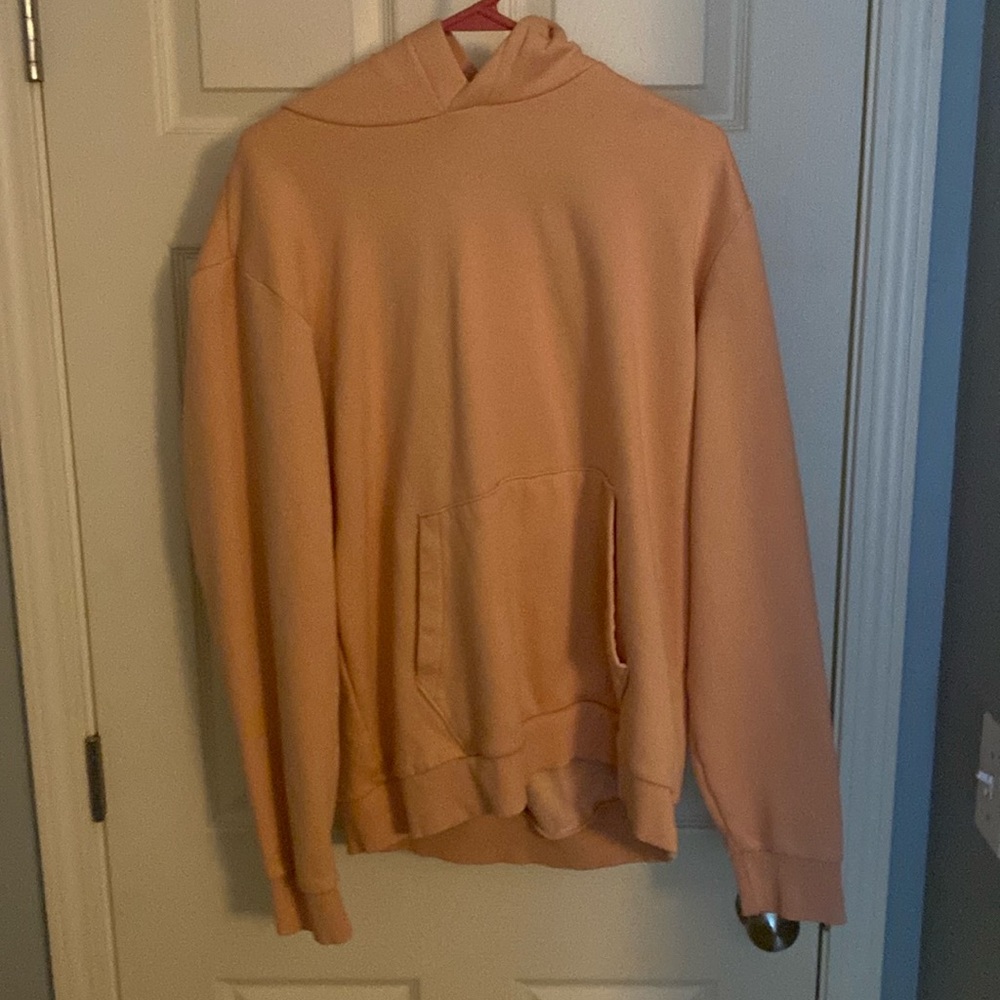 Pink Long Sleeve Hoodie Cotton